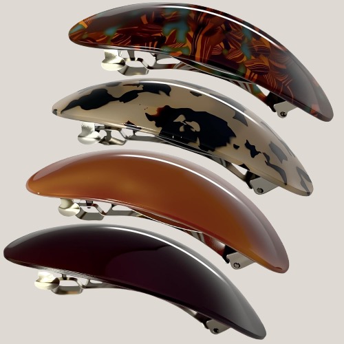 tortoise French barrettes
