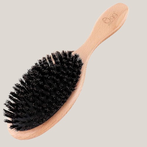 BLACK EGG boar bristle hair brush
