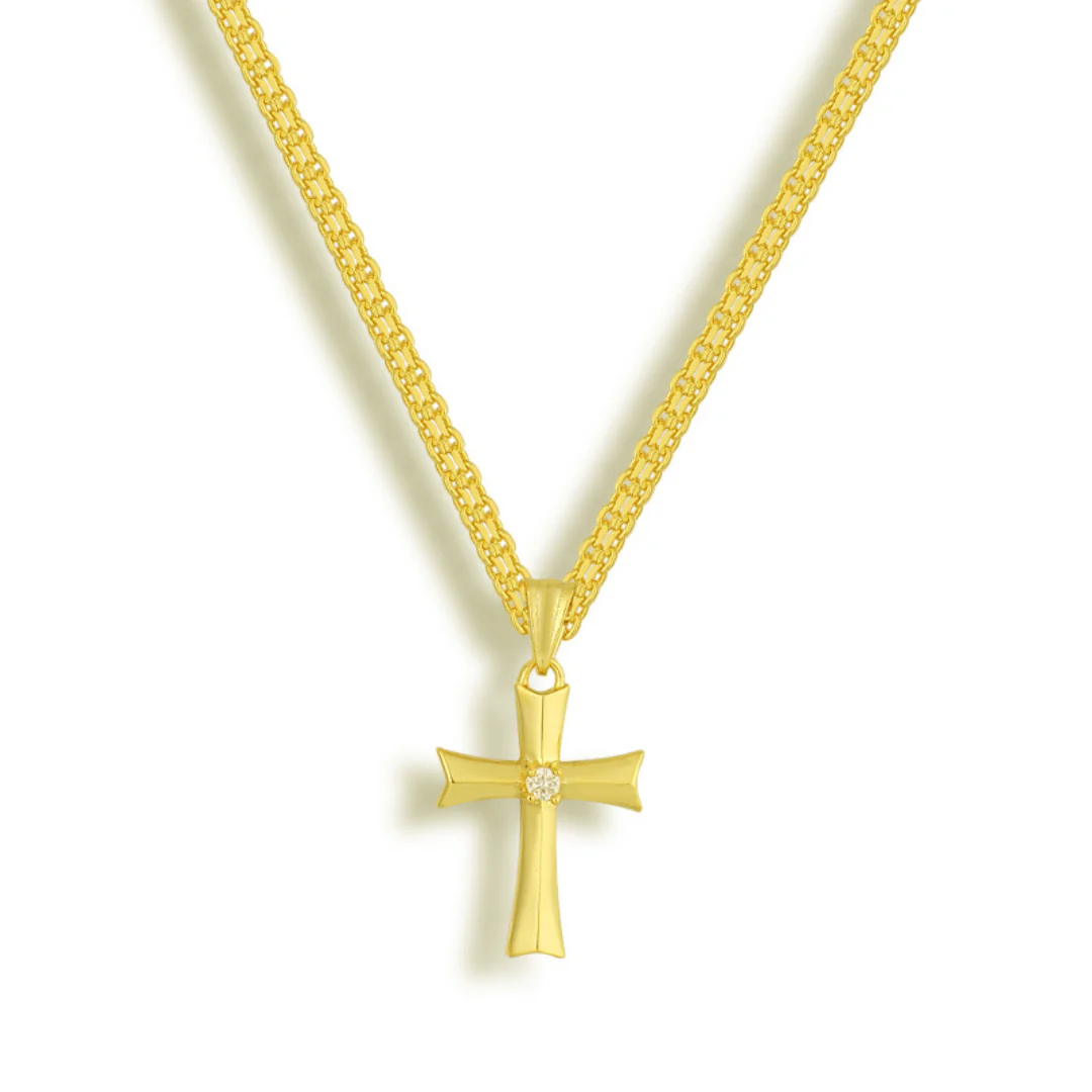 Evry Jewels Cross Necklace